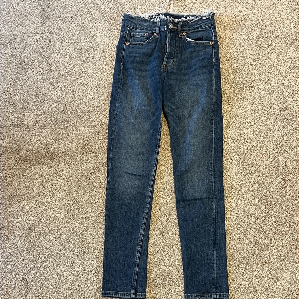 Skinny Ankle High Waist Jeans